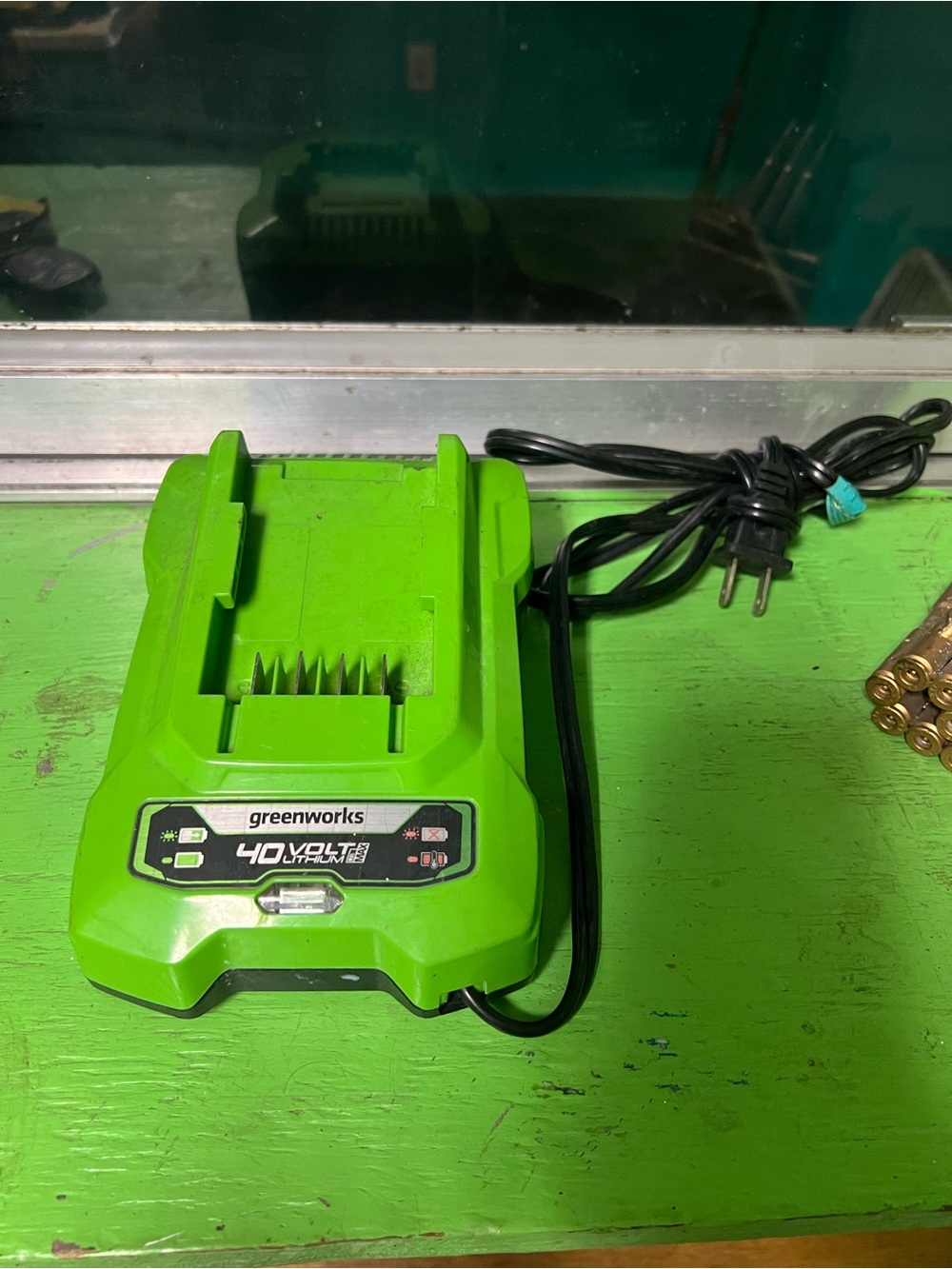 for Greenworks 40V Battery Charger Portable Charger Station with LED Indicator